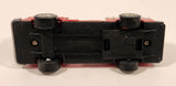 Unknown Brand No. 8730 Fire Truck Snorkel Aerial Red Pull Back Die Cast Toy Car Vehicle