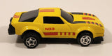 Unknown Brand No. 8308 Camaro Z-28 #N33 Yellow Pull Back Die Cast Toy Car Vehicle