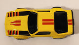 Unknown Brand No. 8308 Camaro Z-28 #N33 Yellow Pull Back Die Cast Toy Car Vehicle