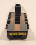 ERTL Tomy Semi Trailer Black and Brown Die Cast Toy Car Vehicle