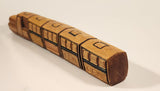 Calea Ferată din Moldova CFM Train 13 1/2" Hand Carved Wood Toy