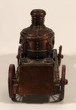 Vintage 1974 Banthrico Fire Truck Steam Engine Train Locomotive Copper Coin Bank