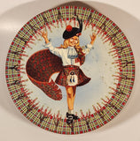 Vintage 1950s Peek Frean & Co. Ltd. London England Royal Scotch Shortbread Dancing Scottish Girl Tin Metal Container