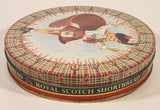 Vintage 1950s Peek Frean & Co. Ltd. London England Royal Scotch Shortbread Dancing Scottish Girl Tin Metal Container