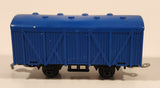 Vintage Nomura Japan Blue Box Car Plastic Toy Train Car Vehicle