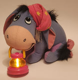 1998 Mattel Disney Winnie The Pooh Eeyore with Light Up Lantern 8" Stuffed Plush Toy