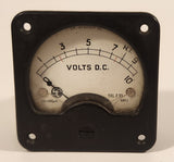 Vintage Sangamo Weston Ltd Volts D.C. 0-10 Volt Meter Gauge S.W.-AR32809-62 Enfield Middx England