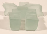 Aboriginal Native Indigenous Canadian Inuit Inukshuk 3" Frosted Glass Ornament