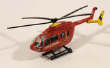 Siku Helicopter County Air Ambulance Red Die Cast Toy Aircraft Busted Off Rear Wing