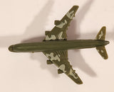 Unknown Brand KC-767 Style Military Cargo Airplane Olive Green with Camouflage Plastic Toy Aircraft