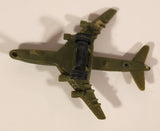 Unknown Brand KC-767 Style Military Cargo Airplane Olive Green with Camouflage Plastic Toy Aircraft