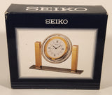 Vintage Seiko Rotating Desk Clock Model QHG355F New in Box
