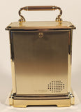 Vintage Bulova Quartz Westminster Melody Gold Tone Carriage Clock Model B7454 New in Box