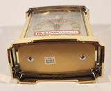 Vintage Bulova Quartz Westminster Melody Gold Tone Carriage Clock Model B7454 New in Box