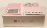 Vintage Toshiba Quartz Glow In The Dark Hands Wall or Desk Alarm Clock Model TCQ-104S New in Box