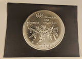 1976 Montreal Olympics XXI 10 Dollars Commemorative Coin 12" x 16" Advertisement Poster