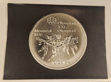 1976 Montreal Olympics XXI 10 Dollars Commemorative Coin 12" x 16" Advertisement Poster
