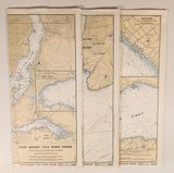 1993 Canadian Hydrographic Service Straight Of Georgia Sunshine Coast Vancouver Harbour To/A Isolation Sound Map Package