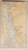 1993 Canadian Hydrographic Service Straight Of Georgia Sunshine Coast Vancouver Harbour To/A Isolation Sound Map Package