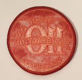 Speedy Muffler 110% Satisfaction Guaranteed Red 3" Embroidered Fabric Patch Badge