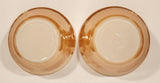 Vintage Fire King Laurel Leaf Peach Lusterware Small 5" Dessert Bowl Dishes Set of 2