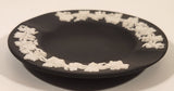 Vintage Wedgwood Jasperware Black with White Design 3 1/2" Ashtray