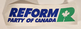 Vintage Reform Party of Canada 3 1/8" x 11" Bumper Sticker