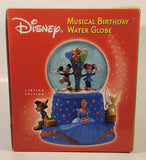 2001 Hallmark Disney Walt's 100th Birthday Mickey Minnie Pinocchio Cinderella Tinkerbell 6 3/4" Tall Musical Resin Snow Globe New in Box