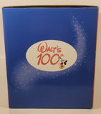 2001 Hallmark Disney Walt's 100th Birthday Mickey Minnie Pinocchio Cinderella Tinkerbell 6 3/4" Tall Musical Resin Snow Globe New in Box
