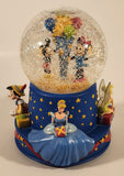 2001 Hallmark Disney Walt's 100th Birthday Mickey Minnie Pinocchio Cinderella Tinkerbell 6 3/4" Tall Musical Resin Snow Globe New in Box