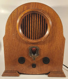 Vintage Prosonic Cathedral Style Wood Cased AM FM Radio Model PQR-135 Made in Romania