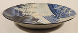 Vintage Judy Hartman North Pole Alaska Hand Painted in Oils Lake View Snow Capped Mountains and Trees with Northern Lights 14" Metal Gold Pan