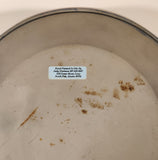 Vintage Judy Hartman North Pole Alaska Hand Painted in Oils Lake View Snow Capped Mountains and Trees with Northern Lights 14" Metal Gold Pan