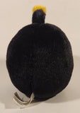 2010 Commonwealth Toy & Novelty Co. Angry Birds Black Bird 6" Stuffed Plush Toy