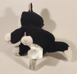 Disney Store Pinocchio Figaro Black and White Cat 7" Stuffed Plush Toy