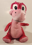 2016 B.J. Toy Co. Pink Dinosaur 8" Stuffed Plush Toy