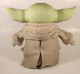 2021 Mattel LucasFilm Star Wars The Mandalorian Yoda The Child Grogu 12" Stuffed Plush Beanie Toy with Rubber Head
