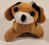 Allstar Distributing Inc Brown Dog 4" Stuffed Plush Toy Keychain