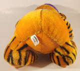 Rare 1997 Play By Play Garfield Cheshire Cat with Purple Hat and Rainbow Vest 18" Stuffed Plush Toy