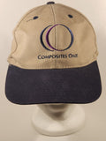 Composites One Beige and Black Snapback Trucker Cap Hat