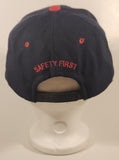 Imperial Manufacturing Group Safety First Black and Red Snapback Trucker Cap Hat