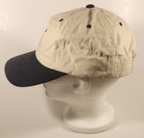 Yupoong V Cream and Black Adjustable Strap Trucker Cap Hat