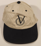 Yupoong V Cream and Black Adjustable Strap Trucker Cap Hat