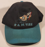 R & M Tire Black And Teal Snapback Trucker Cap Hat