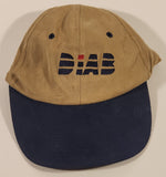 DIAB Tan and Dark Blue Adjustable Strap Trucker Cap Hat