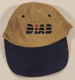 DIAB Tan and Dark Blue Adjustable Strap Trucker Cap Hat