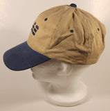 DIAB Tan and Dark Blue Adjustable Strap Trucker Cap Hat