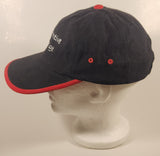 ACI Alternative Cartage Inc. Black Red Trimmed Adjustable Strap Trucker Cap Hat