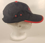 ACI Alternative Cartage Inc. Black Red Trimmed Adjustable Strap Trucker Cap Hat