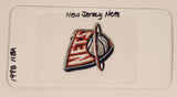 1998 Molson Canadian NBA New Jersey Nets Embroidered Fabric Patch
